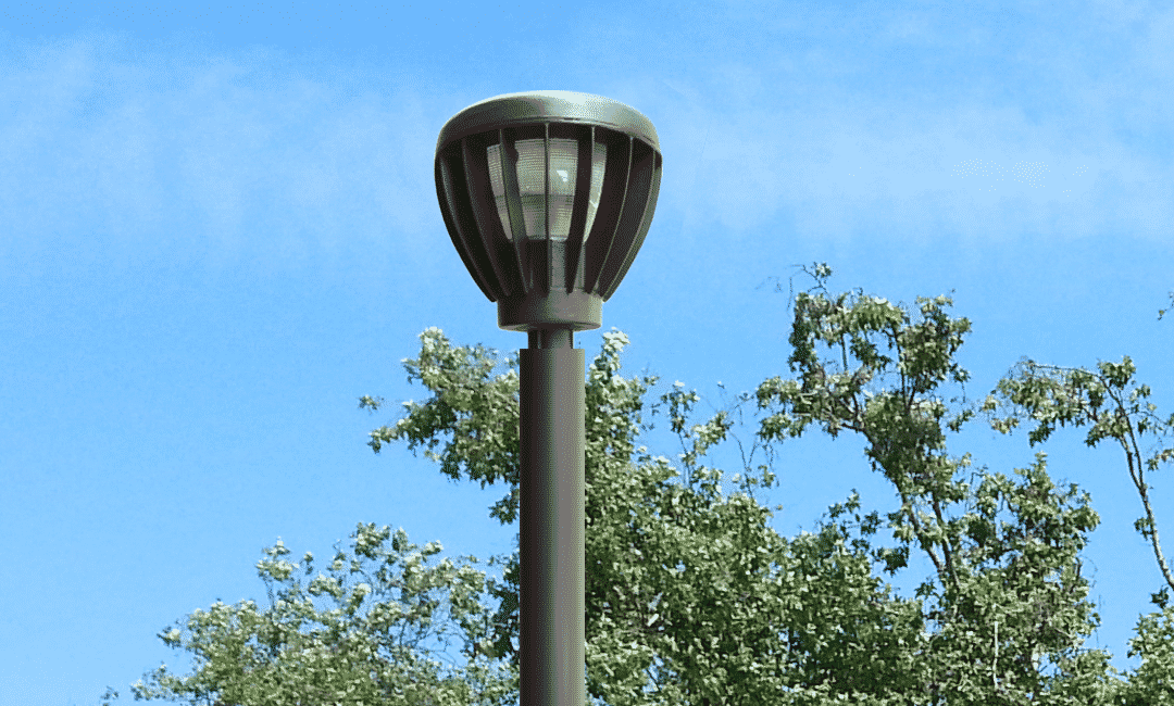 Sentry post top lantern