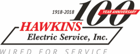 100 Years Anniversary Hawkins Electric Service