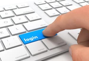 keyboard computer login