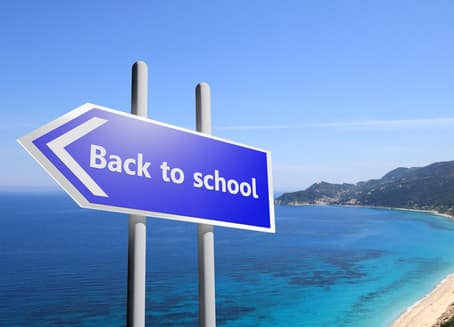back to school sign
