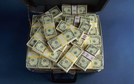 suitcase full of cash