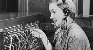 operator at switchboard